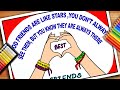 International friendship day drawing  friendship day drawing  best friends drawing  crafts a2z