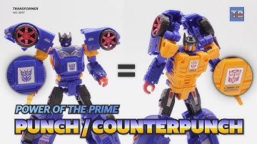 Transformer Power of the prime PUNCH/COUNTERPUNCH Special edition ALL new mold Robot Video Review!
