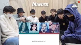 Bts Reaction Blackpink Lovesick Girls Colour Codes Lyrics Fanmade