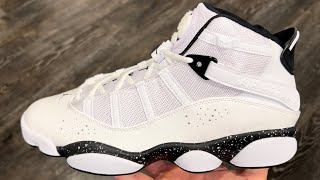 Jordan 6 Rings Reverse Oreo White Black Basketball Shoes