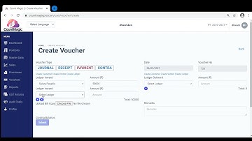 Creating a Payment Voucher