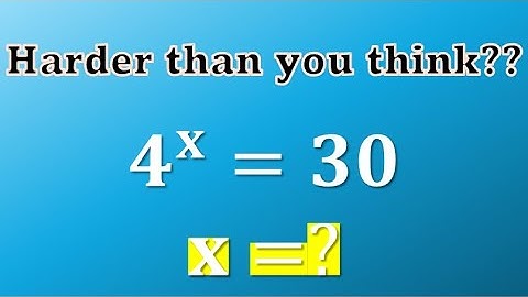 A nice exponential equation | Solve for x | Math Olympiad