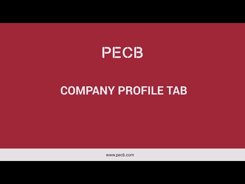 PECB Reseller Dashboard – Company Profile Tab Video Manual