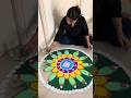 Rangoli on Diwali 🪔 #rangoli #diwalilook #diwalispecial #rangolidesign