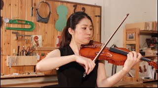 新作ヴァイオリンの試奏【New violin sound test】
