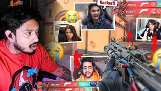 We Banned a hacker on stream 😮 | Valo Funny Highlights