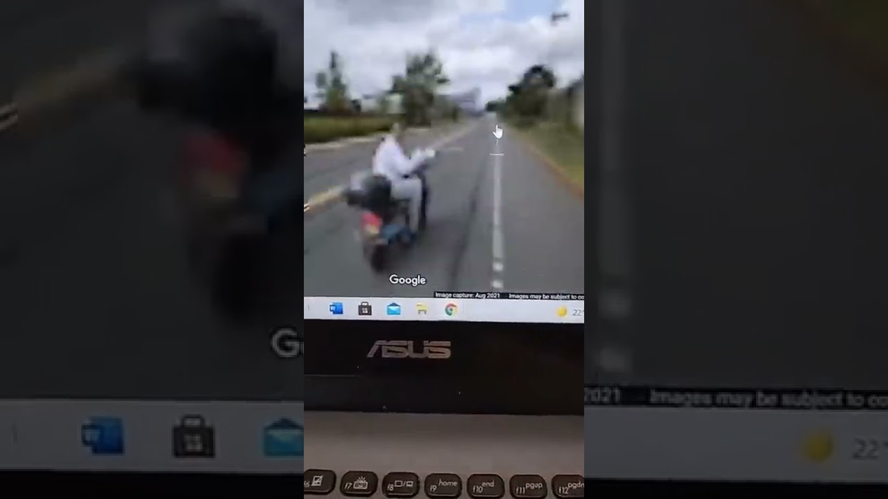 Google street view chasing a guy - YouTube
