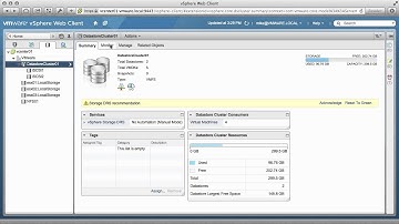 Intro to Storage Resource Management with Storage DRS and Storage I/O Control (vSOM)