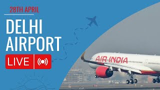 🔴LIVE Delhi Airport | SINGAPORE A380 | 28TH APR | Delhi Airport Plane Spotting | Evening Rush #live