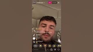 Ardian Bujupi VS Capital T Live ne instagram