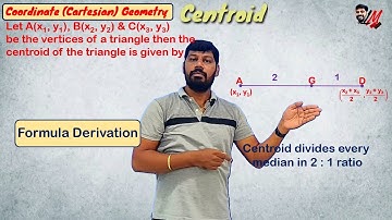 Coordinate Geometry(AP/TS State/CBSE) Centroid Formula Derivation - LM 198