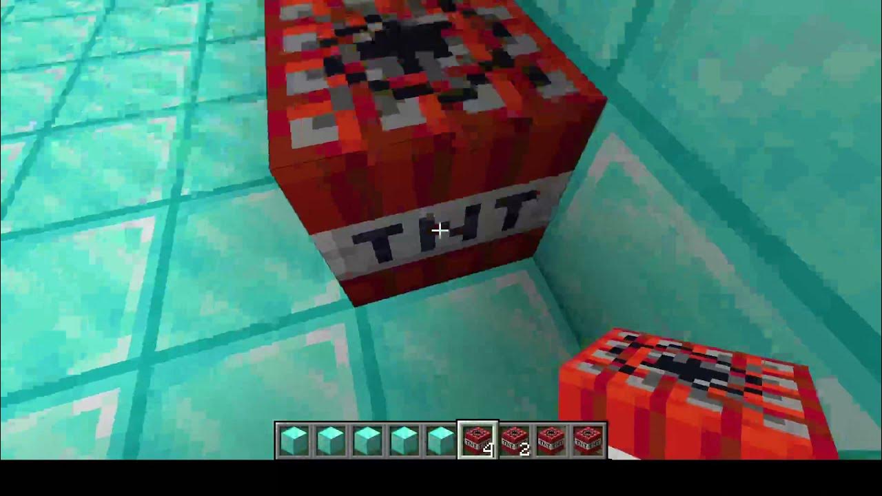 FUN IN MINECAFTTNT IN MINECRAFTHow to blow up TNT on Minecraft