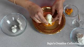 Making of Vinayakar with Rice Flour