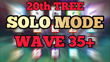 20th Tree Solo Mode 35+ @DiceX-1 - Random Dice