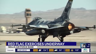 Red Flag exercises underway at Nellis Air Force Base