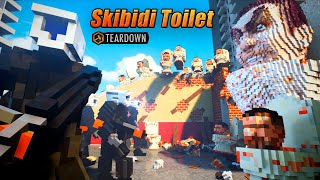 Skibidi Toilet Vs Cameramen Mod Update!!! |  Teardown