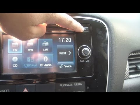 Как Подключить Телефон по Bluetooth к Магнитоле на Mitsubishi Outlander 3