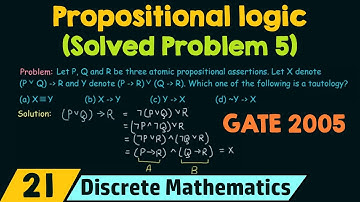 Propositional Logic (Solved Problem 5)