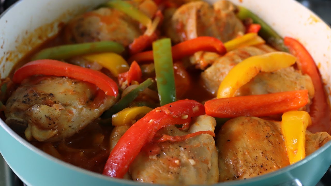 Actualizar 70+ imagen pechuga de pollo con pimiento morron Abzlocal.mx Actualizar 70+ imagen pechuga de pollo con pimiento morron Abzlocal.mx