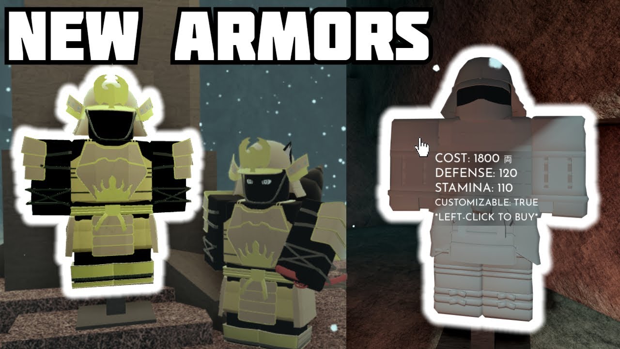 New Armor Locations Update Blood Samurai 2 Youtube - roblox female armor