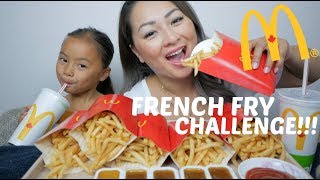 French Fry Challenge | Mukbang | N.E Let's Eat