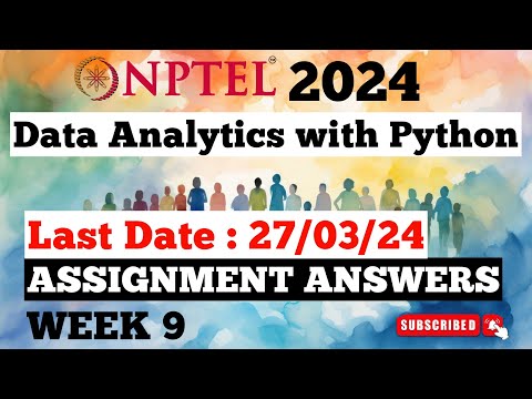 Data Analytics with Python Week 9 Assignment Answers | Jan-Apr 2024