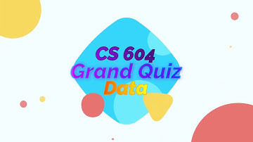 How to get full marks in CS604 Grand Quiz ll VU Leo
