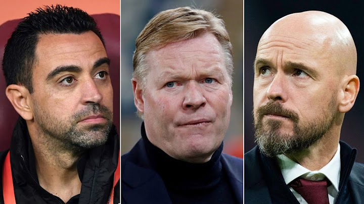 FOUR coaches who could replace Ronald Koeman if he is sacked as Barcelona coach