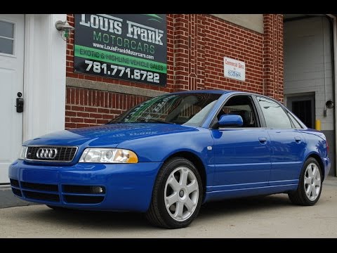 2001 Audi S4 B5 Rare Nogaro Blue 6 Speed Walk Around Presentation At Louis Frank Motorcars Llc In Hd