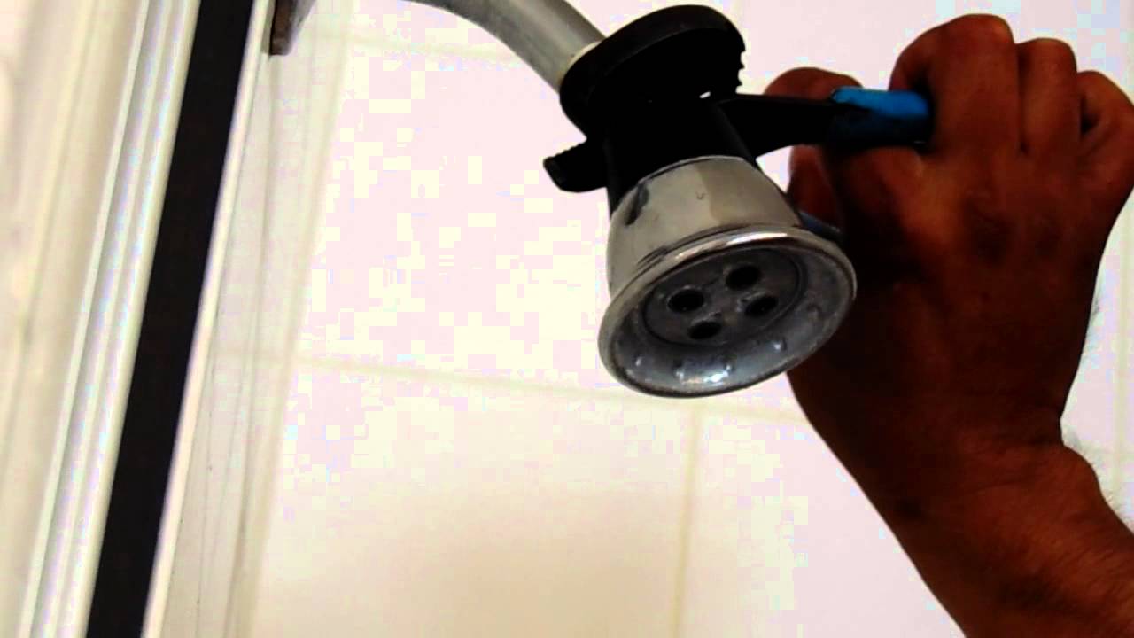 How to clean the shower head YouTube