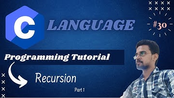 [HINDI]  C Programming Tutorial for Beginners - What is Recursion in C language (Learn C in Hindi)