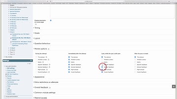 How To Release Quiz Marks & Feedback Moodle (no narration)