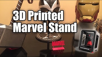 3D Printed Marvel Stand - Makerbot Replicator Mini