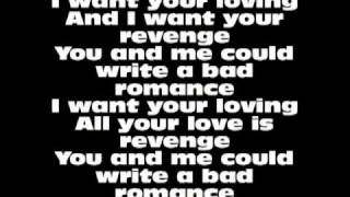 30 seconds to mars - Bad romance Lyrics chords