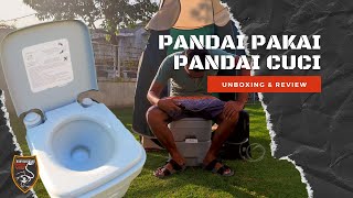 TANDAS CAMPING | TOILET PORTABLE | Setup tandas untuk wild camping dengan selesa bersama family