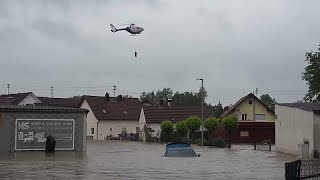 L'Allemagne et la Suisse touchées par des inondations