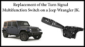 Replacing Jeep Wrangler JK Multifunction turn signal Switch lever arm. -  YouTube