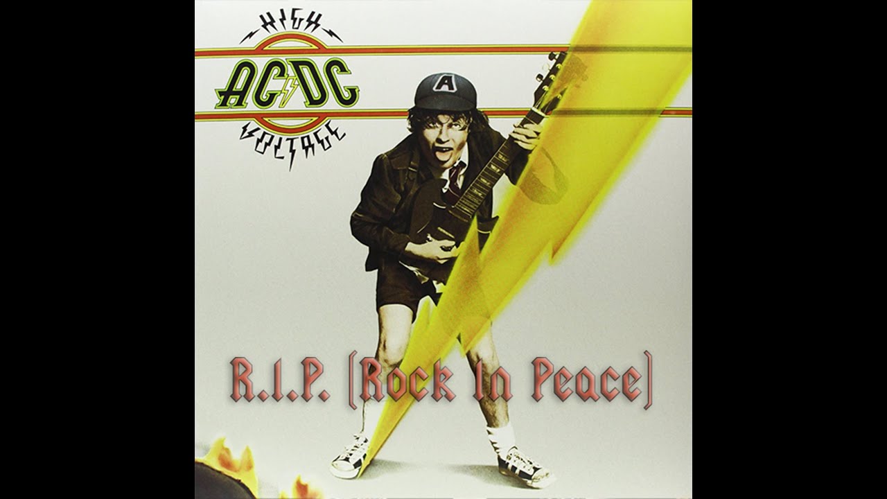 ACDC - R.I.P ROCK IN PEACE Guitar Backing Track with Original Vocals ...