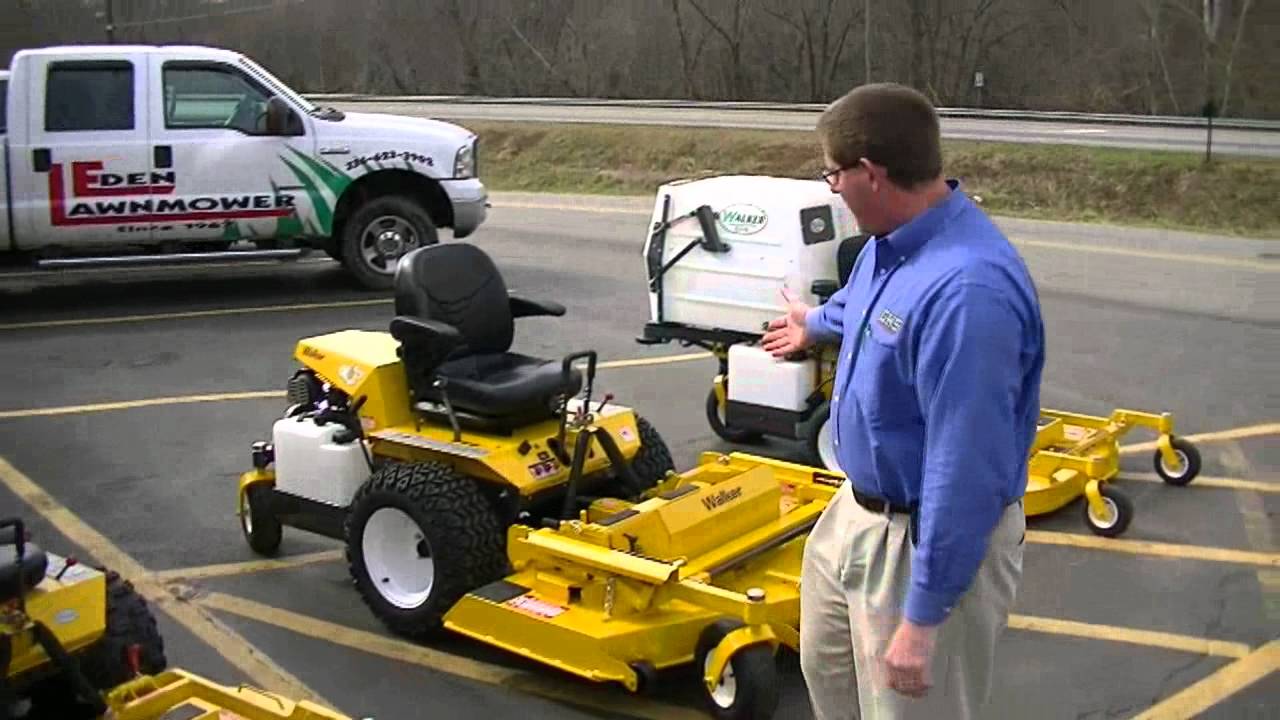 Walker Lawnmowers at Eden Lawnmower YouTube