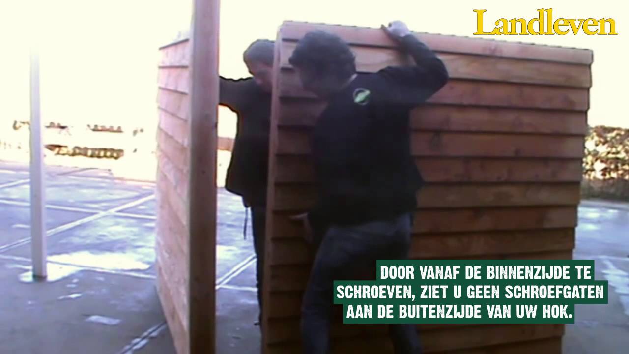 Spiksplinternieuw Bouw kippenhok én hooiberg ineen - YouTube TV-28