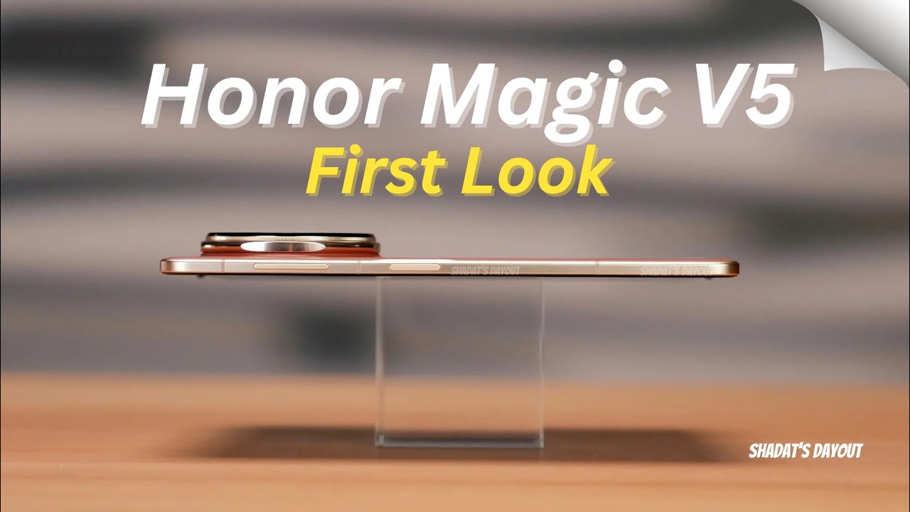 Honor Magic V5 First Look FINALLY, IT'S OFFICIAL