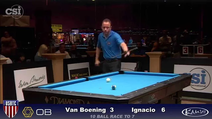 2015 USBTC 10-Ball: Shane Van Boening vs Jeffrey I...