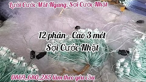 A Chiến Lưới Cá mắt ngang Sợi Cước Nhật Mắt 12 Phân Cao 3 mét Cung Cấp Toàn Quốc