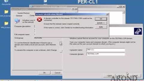 How To Add a New Computer to Windows 2003 Server Domain