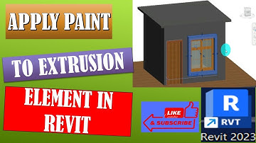 Fast and Easy: Painting Extrusions element in Autodesk Revit