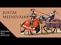 Justas medievales  historia en 2 minutos