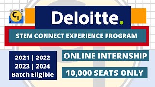 Deolitte Training and internship program | STEM connect virtual Experience Program | Course Intern