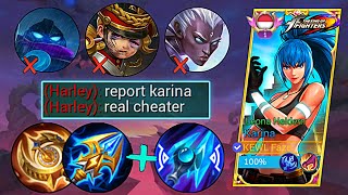 FINALLY KARINA NEW META BUILD IS HERE🔥 ENEMY TOTALLY DESTROYED!!