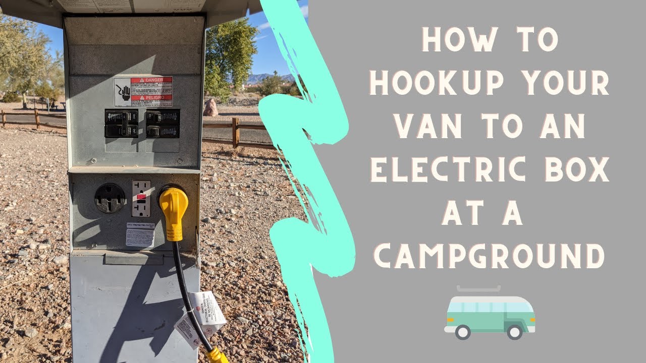 How to Use Electric Hookups at a Campground, No Build Minivan Camper  Conversion