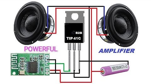 Tip41c transistor Mini Amplifier